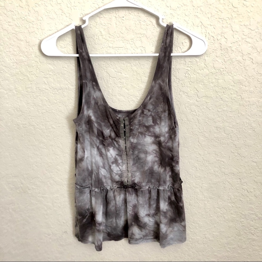 American Eagle Soft & Sexy Tie Dye Tank Gray XS - Picture 3 of 12